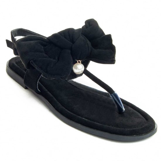 Montevita Platte Sandalen Flipp4 In Zwart - Image 3