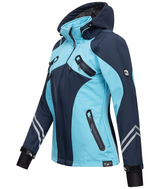 Rock Creek Softshelljacke Navy