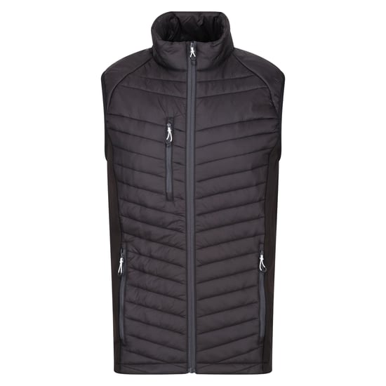 Regatta Heren Navigate Gewatteerd Hybride Gilet (Marine/Seal Grijs) - Image 1