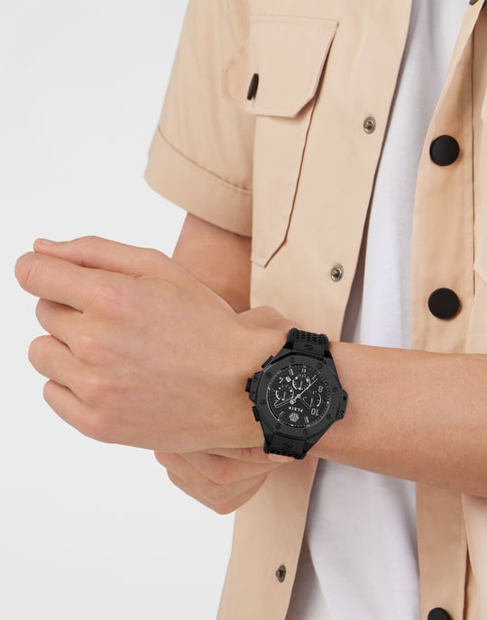 Philipp Plein Plein Chrono Royal Heren Zwarte Horloge PWPRA0924 - Image 3