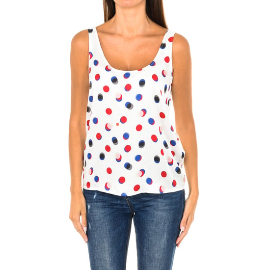 Dames ronde hals mouwloos T-shirt 3Y5H61-5NZNZ - Image 1