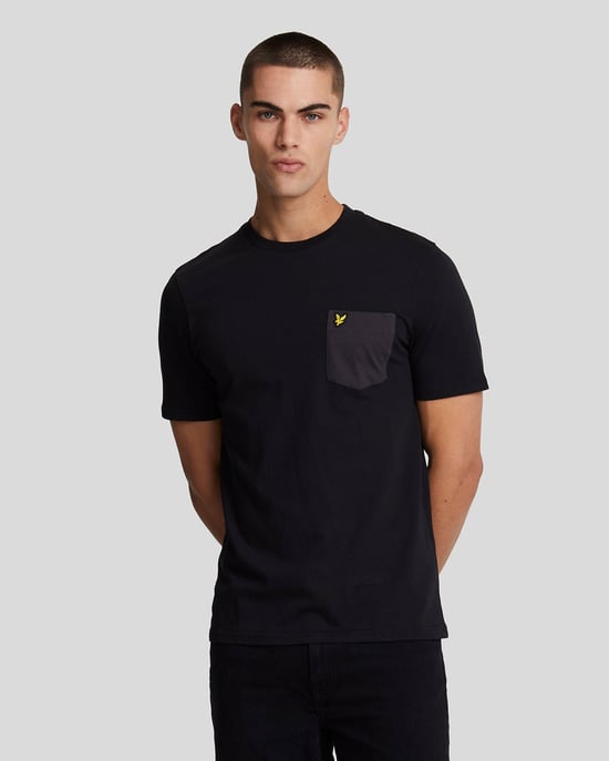Lyle & Scott Tonal Pocket T-Shirt Black