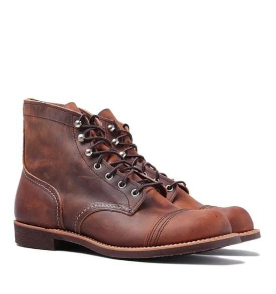 Heren Red Wing 8085 Iron Ranger Laarzen in Bruin - Image 2