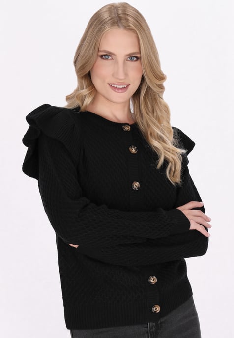 Dreimaster Vest Dames zwart - Image 3