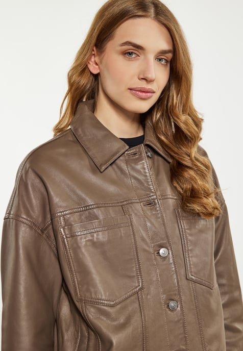 Dreimaster Jas Dames taupe - Image 5
