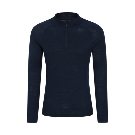 Mountain Warehouse Heren Merino Wol Base Layer Top (Set van 2) (Marine) - Image 4