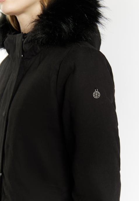 Dreimaster Winter parka Dames zwart - Image 5