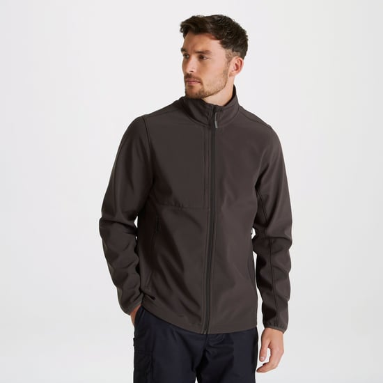 Craghoppers Mens Expert Basecamp Soft Shell Jacket (Carbon Grey)
