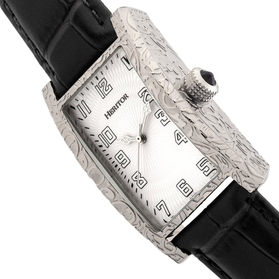Heritor automatisch Jefferson horloge met leren band - Image 3