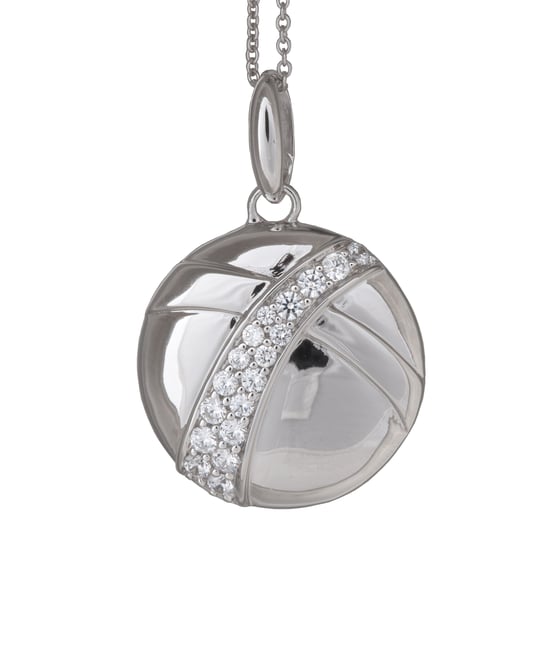 Orphelia Dames 925 Sterling Zilveren Ketting met Hanger - Zilver ZH-4490 - Image 3