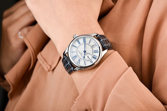 Frédérique Constant  Dames Horloge Blauw FC-318MPWN3B6 - Image 5