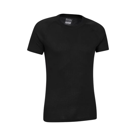 Mountain Warehouse Heren Talus Ronde Hals Thermo Top met Korte Mouwen (Zwart) - Image 2
