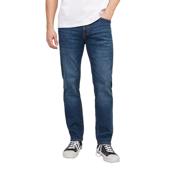 Jack & Jones Heren Blauwe Jeans Regular Fit Casual 5-Pocket Ontwerp - Image 1