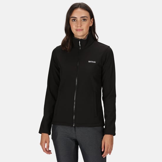 Regatta Dames/dames Connie V Softshell wandeljack (Zwart) - Image 6