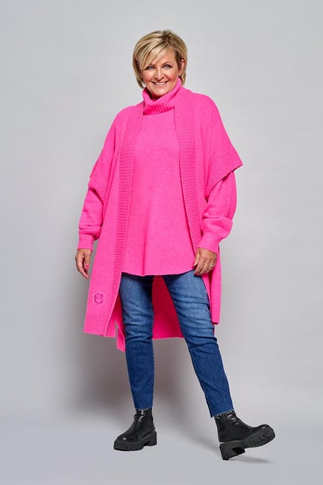 Caroline Tensen Burnaby Vest Pink - Image 1