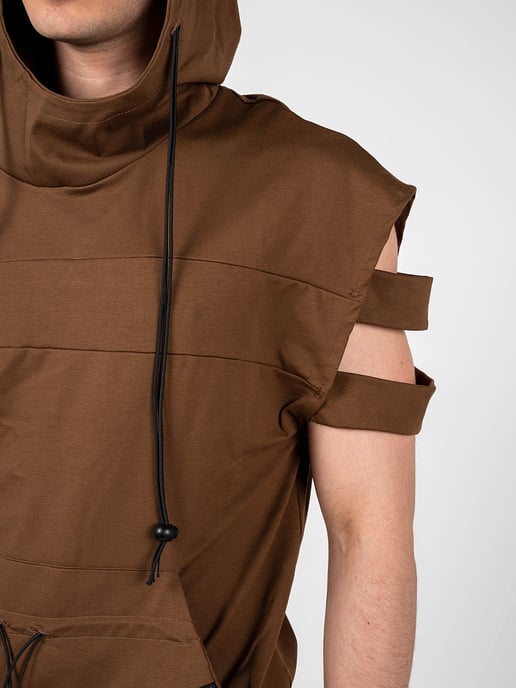 La Haine Inside Us blouse Poeti Mannen bruin - Image 6