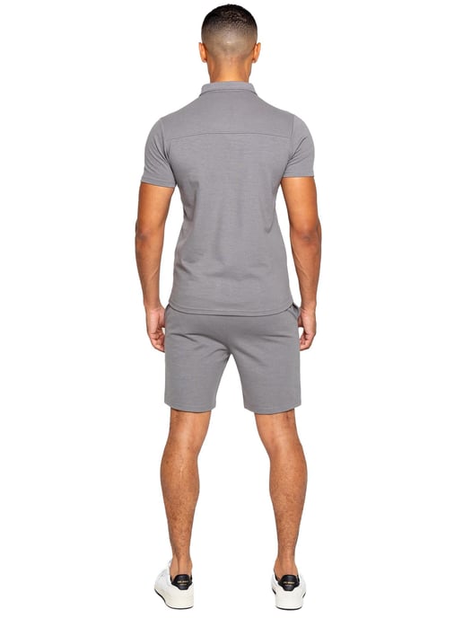 Enzo | Heren Polo Trainingspak Set - Grijs - Image 3