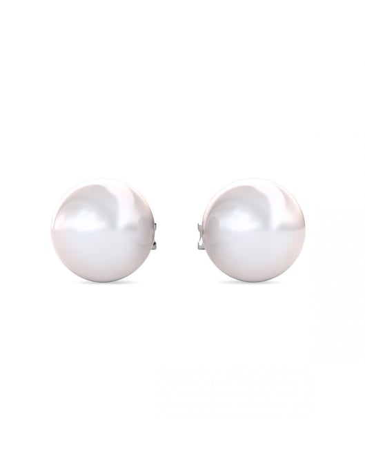 Volle Maan Parel Oorbellen - Imitatie Parel - Image 3