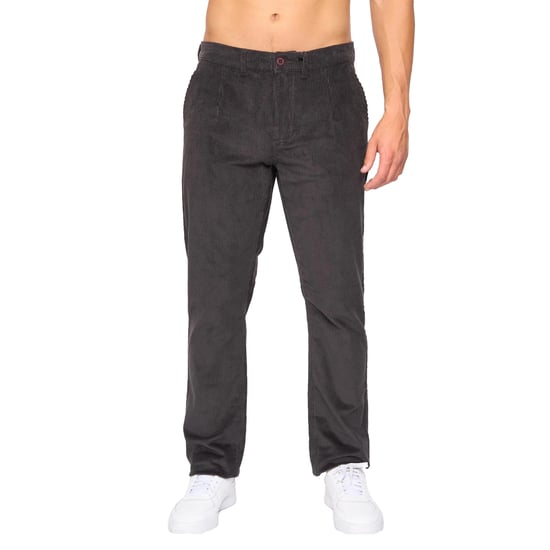 Crosshatch Heren Cordout Losse Broek (Antraciet) - Image 1