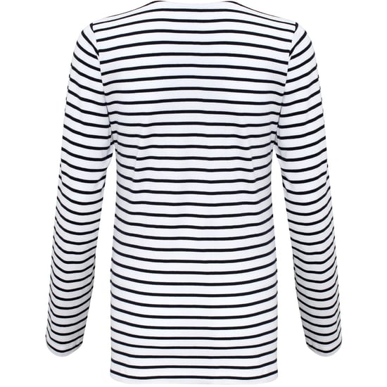 Asquith & Fox Dames/dames Mariniere Kust T-Shirt met lange mouwen (Wit/Zwaar) - Image 2