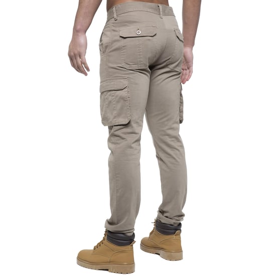 Enzo | Heren Cargo Broek - Beige - Image 5
