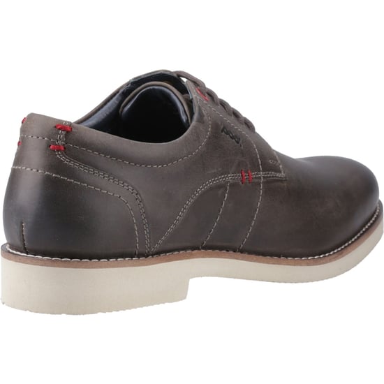 Pod Hampton Leer Herenschoenen Grijs Veterschoenen - Image 2