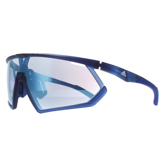 Adidas Shield Mens Frosted Dark Blue Vario Azure Mirror Blue SP0001