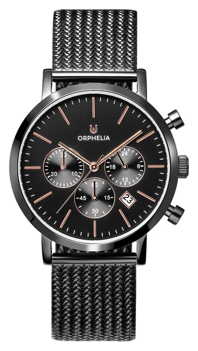 Orphelia Retro Men's Black Watch OR82802