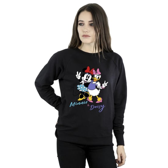 Disney Dames/Dames Minnie Mouse en Madeliefje Sweatshirt (Zwart) - Image 2