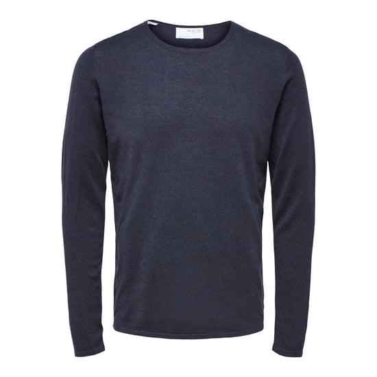 Selected Sweaters Rocks Knit Crew Neck Dark Sapphire Blauw - Image 1