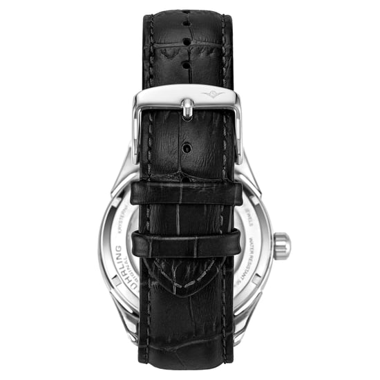 Zwart en zilver “Presidia” Automatisch 42mm Skeleton - Image 3