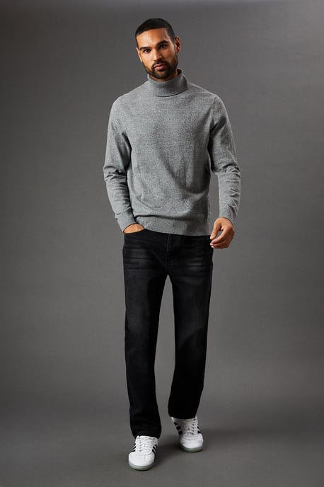 Cotton Rich Roll Neck Jumper - Image 4
