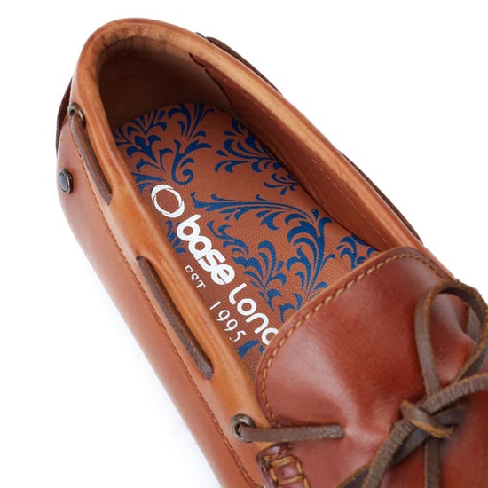 Base London Brooks Leren Herenpantoffels Burnt Tan - Image 6