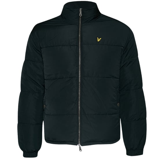 Lyle & Scott Fair Isle omkeerbaar zwart pufferjack - Image 3