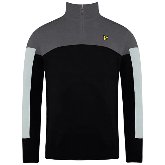 Lyle & Scott Moffat Golf Heren True Black Sweater - Image 1
