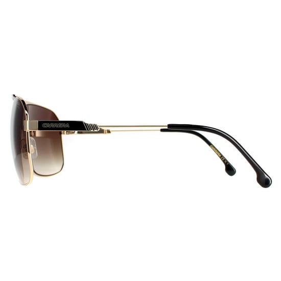 Carrera Rectangle Mens Black Gold Brown Gradient 1043/S