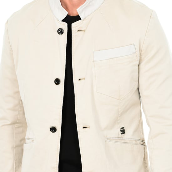 Herenblazer met lange mouwen en mandarijnkraag 82954E - Image 2