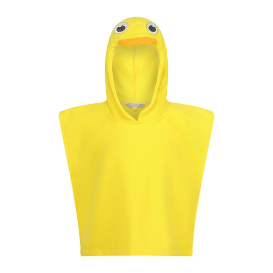Regatta Childrens/Kids Pebbles The Duck Hooded Towel (Sunbeam)