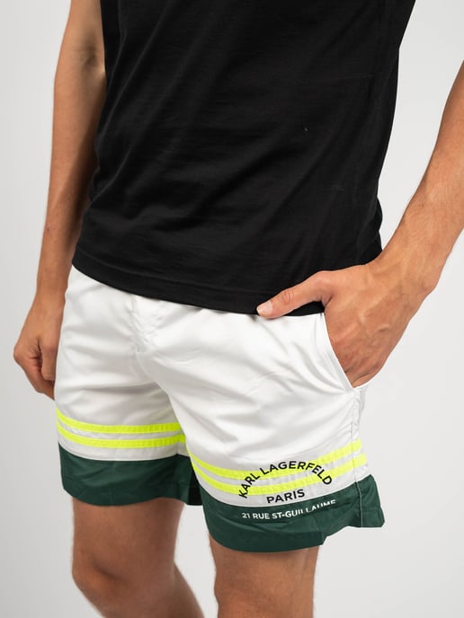 Karl Lagerfeld Zwemshorts Golf Heren Wit - Image 3