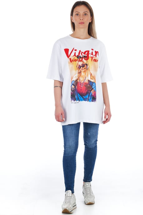 Frankie Morello Wopticalwhite T-shirt - Image 5
