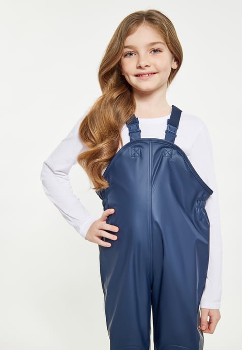 Schmuddelwedda Regenbroek gemaakt van gerecycled materiaal meisjes (kinderen) marine - Image 3