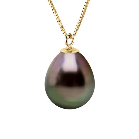 DIADEMA - Necklace - Tahitian Pearl - in Yellow Gold