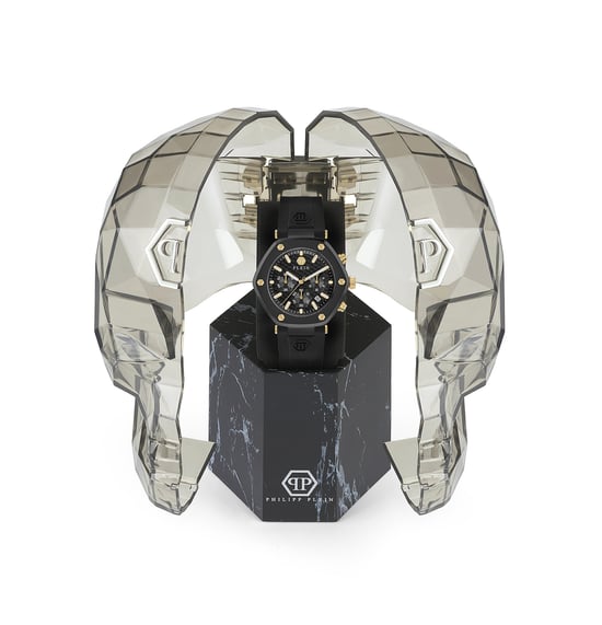 Philipp Plein The Hexagon Chrono Heren Zwarte Horloge PWZBA0223 - Image 4
