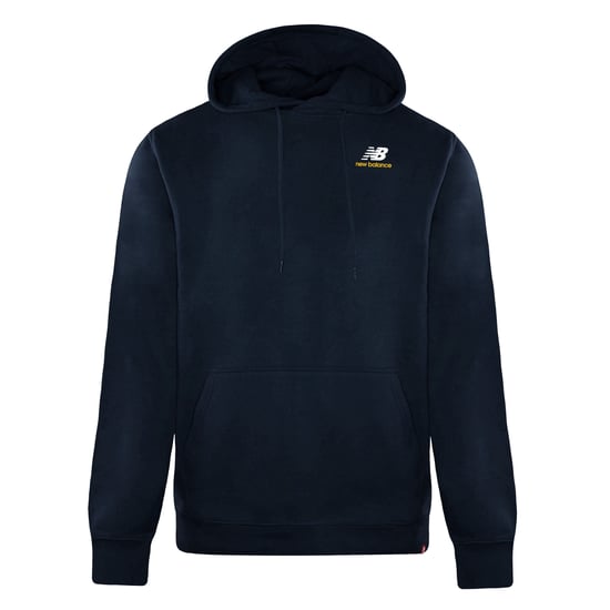 New Balance Long Sleeve Pullover Navy Mens Embroidered Hoodie MT11550 ECL