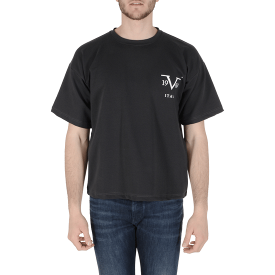 19V69 Italia Mens T-Shirt Dark Grey AZIR DARK GREY