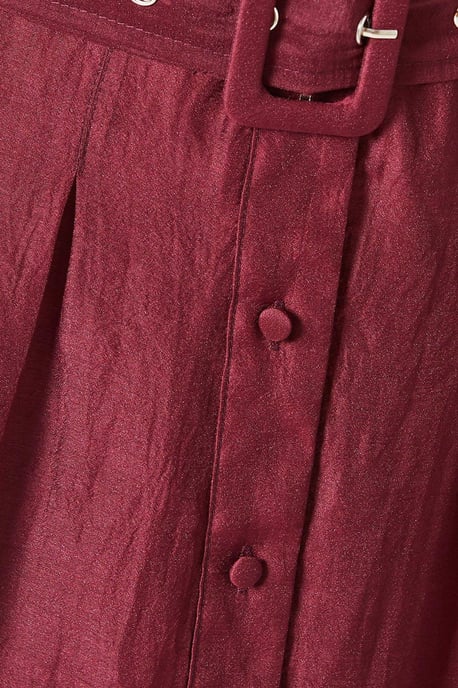 Belted Organza Shirt Dress - Image 5