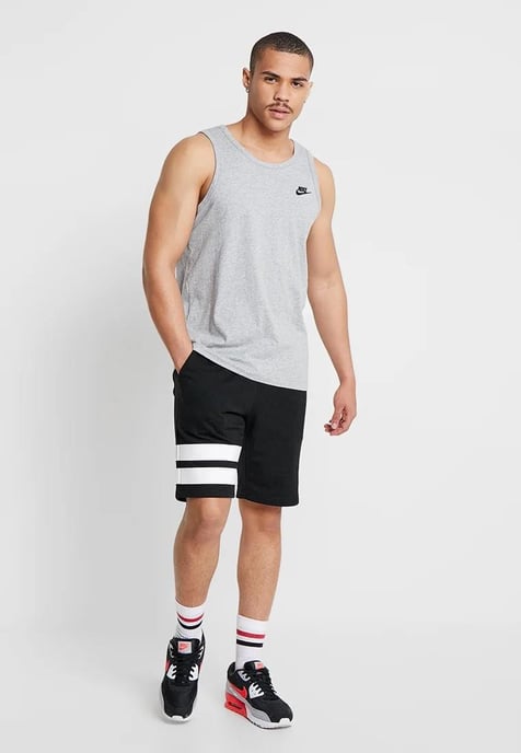 Nike Athletic Gym Casual Vest-tanktop voor heren in grijs - Image 4