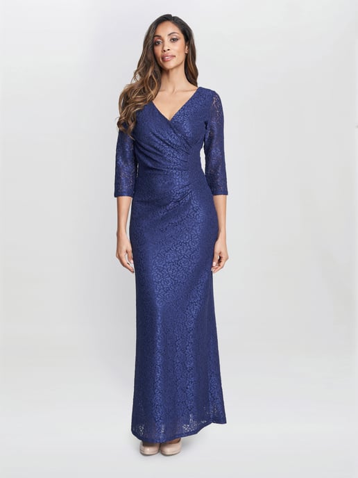 Fearne Lace Wrap Maxi Dress
