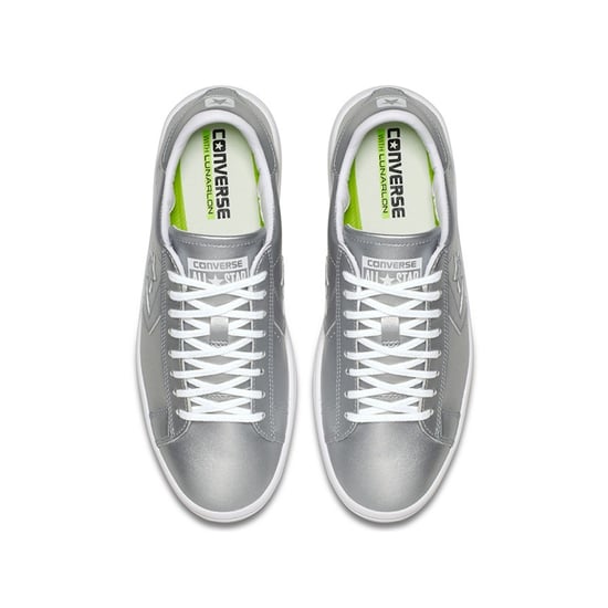 Converse Pro Womens Silver Trainers