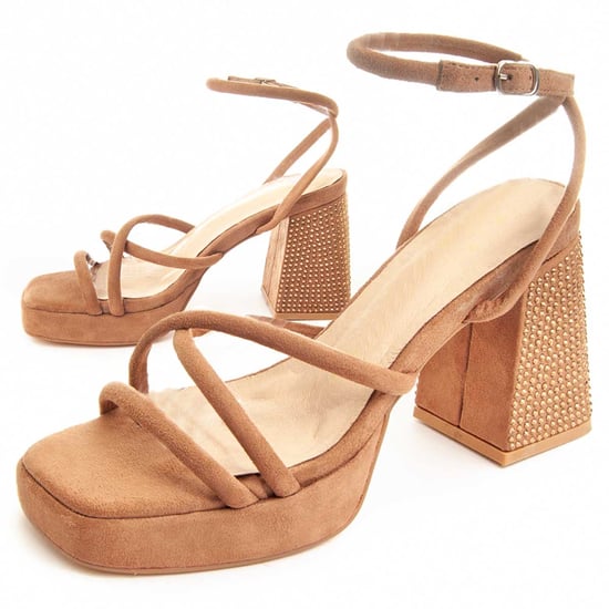 Montevita Heel Sandal Festsand in Bruin - Image 2